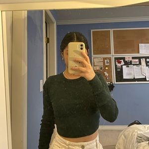 TNA ribbed longsleeve (dark green)